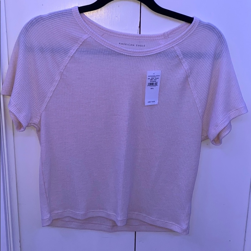 soft cream color tee